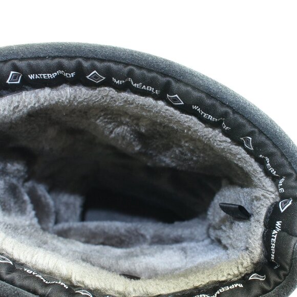 Manitobah Suede Leather Tall Fur Moccasin Boots Women (8 US) - Picture 10 of 11